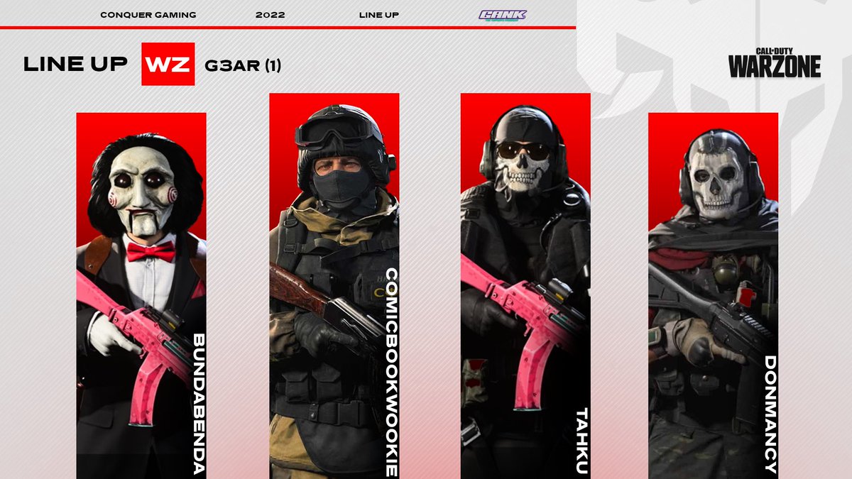 Cnqr_Gaming's tweet photo. 🚨 FIRST 4 TEAMS! 🚨

Captains: 

🧑‍✈️ @Just_Kak_ 
🧑‍✈️ @Arxtic2 
🧑‍✈️ @RealxMilk 
🧑‍✈️ Twitch Dillzy

Congratulations to these 4 demons who have been selected by their communities to lead their team! 

Check out their teams in the graphics below! 

#CnqrAll https://t.co/amz2sNeF4w