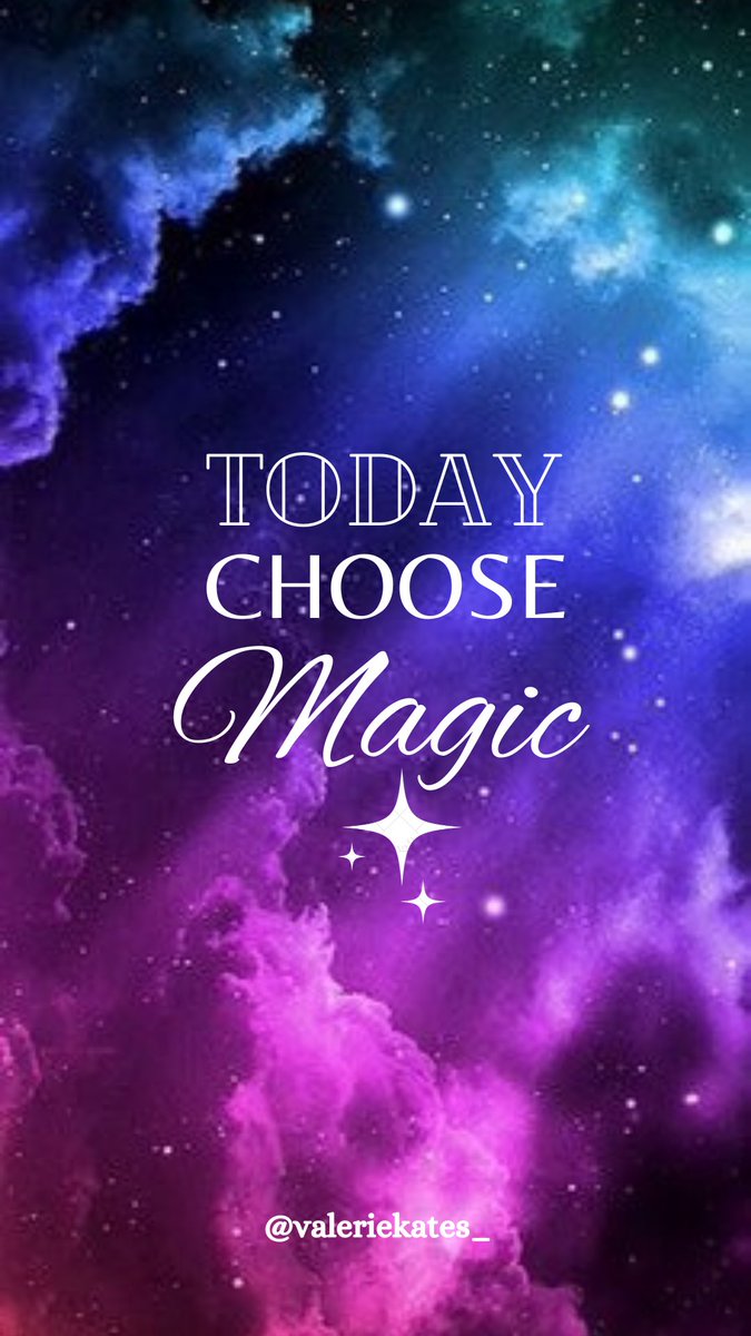 valeriekates_'s tweet photo. Have a #magical day! Only those who don’t believe in #magic will certainly never find any 🎩🪄 you are an infinite being that exists beyond the limitations you see for yourself … today (and everyday) #choosemagic 💫🍀💕 https://t.co/gMtHKrRPnB