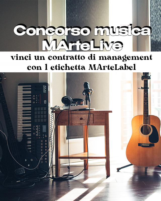 MArteLabel's tweet image. Sei un musicista e stai cercando di sfondare?

Partecipa al contest MArteLive e alle selezioni di #UnPalcoPerTutti e vinci decine di premi, tra cui un contratto di management con l'etichetta MArteLabel (Nobraino, Management, Gio Evan).

Scopri come su &amp;gt; concorso-musica.martelive.it
