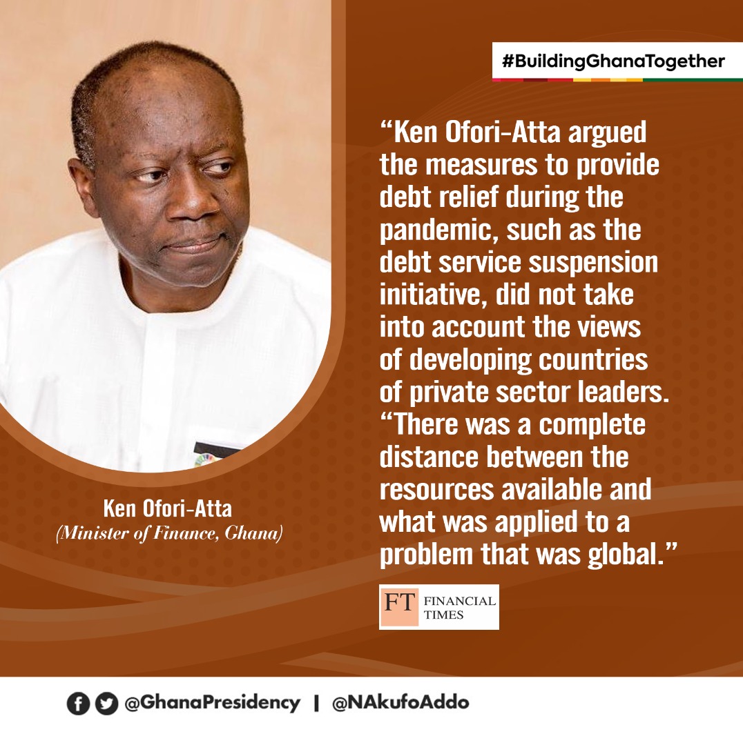 GhanaPresidency's tweet photo. Ghana commended for its digitisation agenda and management of the economy amidst the pandemic.
#BuildingGhanaTogether 
#BouncingBackTogether https://t.co/kSPt2rWGOI