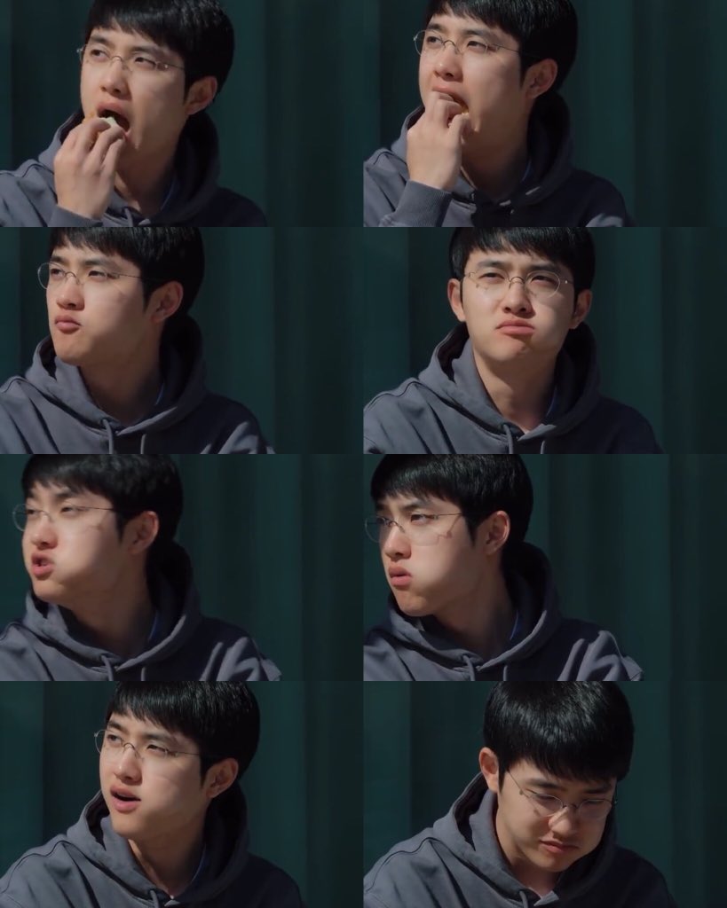 Kyungsoo is the most adorable foodie 😭