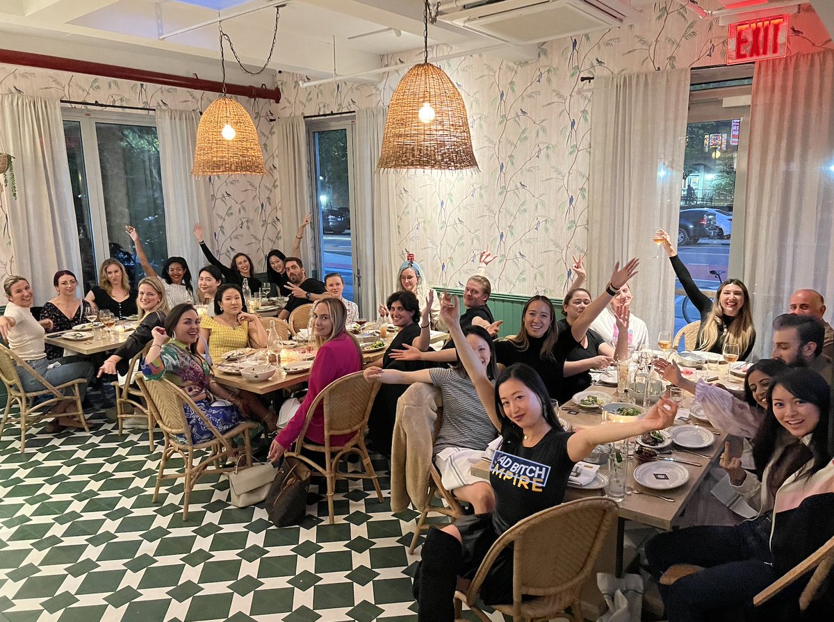 Bad Bitches take up space and take our seat at the table👑💰👯

Huge thanks to our amazing Bad Bitch allies at <a href="/brexHQ/">Brex</a> for powering our Bad Bitch Dinner Discourse last night where we discussed actionable solutions to individually + collectively bring more Bad Bitches into web3!