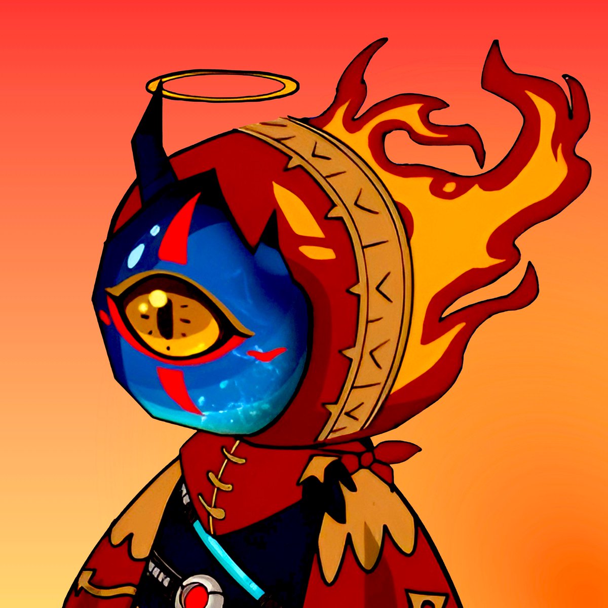 🧡🎭Time will filter and precipitate a lot of things，Recent time we have recently made some upgrades，Launched a new collection series NFT ,Oh,can you tell me how you felt when you saw it for the first time ?👀Come and play with me !👹🎭#NFT #NFTCollection