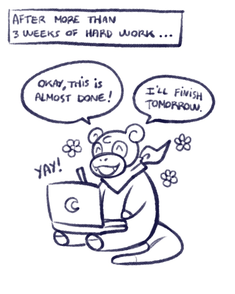 Making comics is hard... 