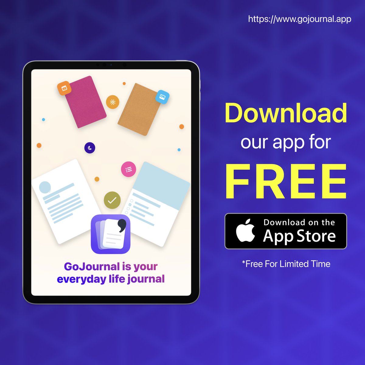 GoJournalApp tweet picture