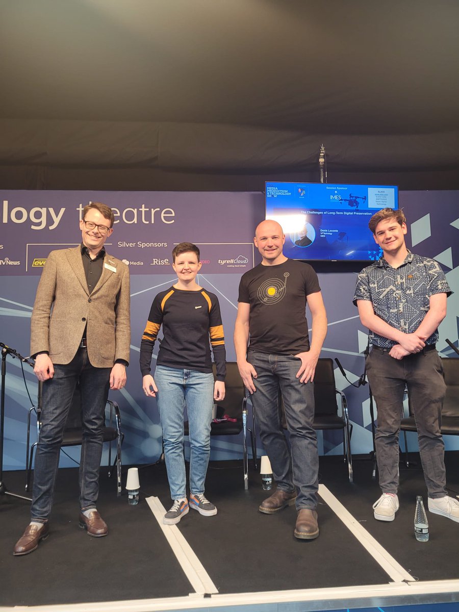 mpts_london's tweet photo. The brilliant panel from our ‘@smpteconnect A Year in Review’ session to hear all that’s coming up for the society, from our #Technology Theatre #MPTS2022 https://t.co/IVarl7Evba