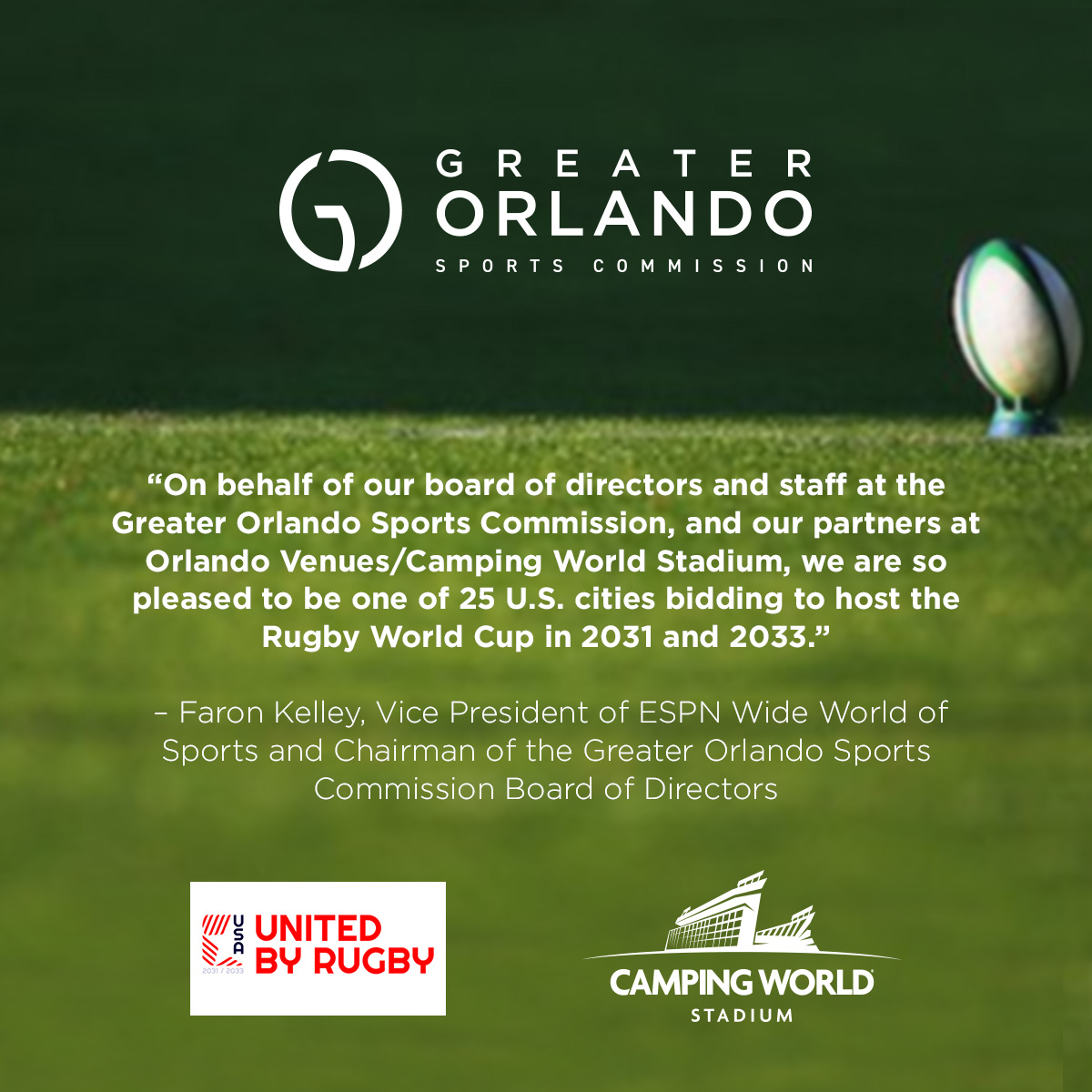 Today, the World Rugby Council unanimously voted to officially select the United States as the host nation of the 2031 Men’s Rugby World Cup and the 2033 Women’s Rugby World Cup. <a href="/USRugbyWC/">USA Rugby World Cup Bid</a> #UnitedbyRugby

Press Release: buff.ly/3yxXbhJ