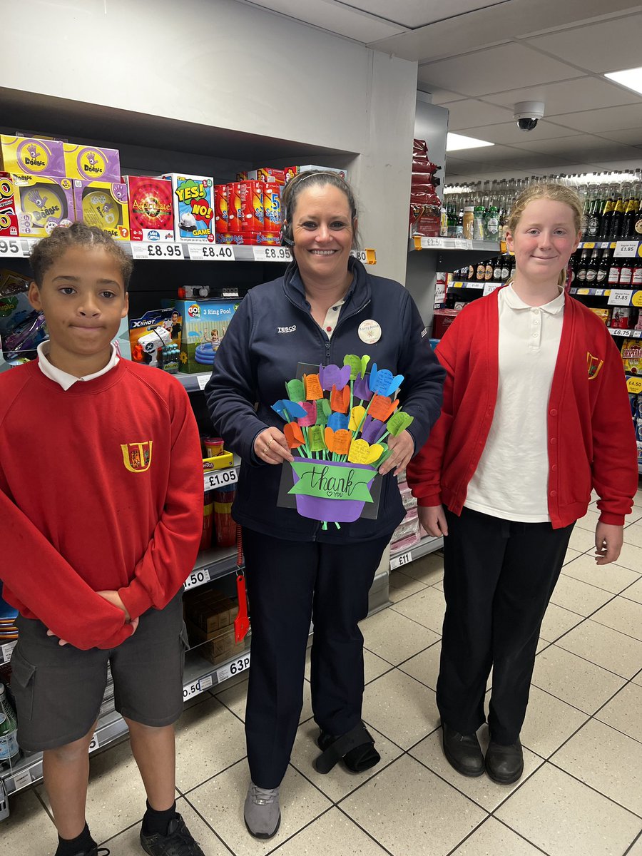 UTSMrsWest's tweet photo. Thank you again to our local @Tesco for their daily donations of delicious food to provide our Year 6s with each morning during our SATs breakfast. We are so grateful for their generous support! @UrsulaTaylorSch #communityvalues #grateful https://t.co/DF1ZhY5rfD