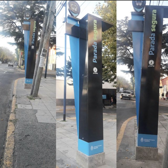 En Avellaneda pusieron estas paradas seguras donde apretas un botón, te succiona y te lleva con un ascensor a toda velocidad hasta tu casa, a lo Maxwell Smart.
Ah no es así?