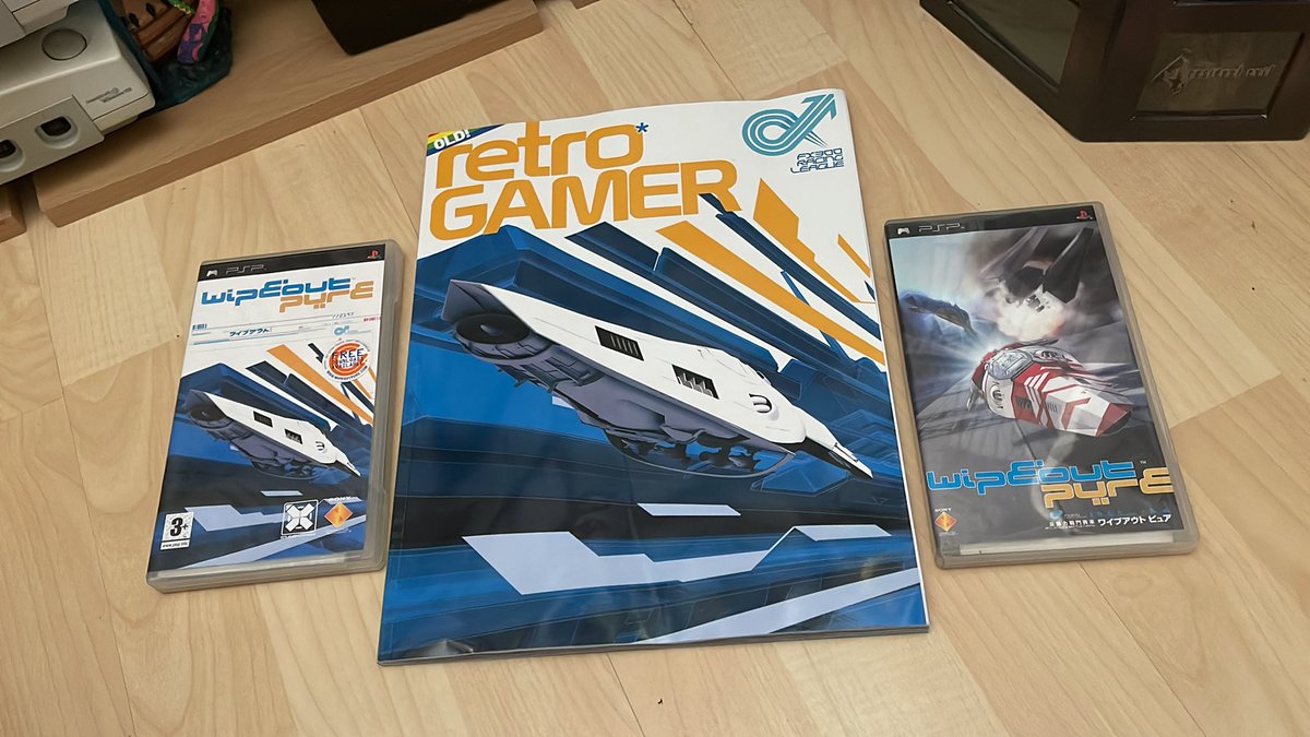 Nemesis2K's tweet photo. The rare occasion when the European destroys the Japanese for box art. @RetroGamer_Mag #wipeoutpure https://t.co/vPkE069LQa