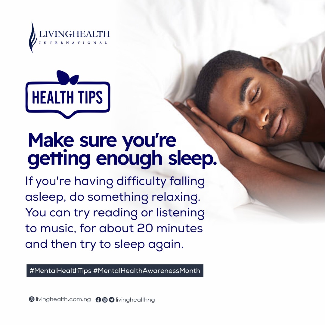 TheAreaDoctor's tweet photo. Getting a good night's sleep can help to boost your #mentalhealth. If you start experiencing stress, anxiety or panic attacks, consider taking time out to get enough rest.
#MentalHealthAwarenessMonth
#MentalHealthMatters
Depression
#loneliness https://t.co/Mv6kt4pF8p