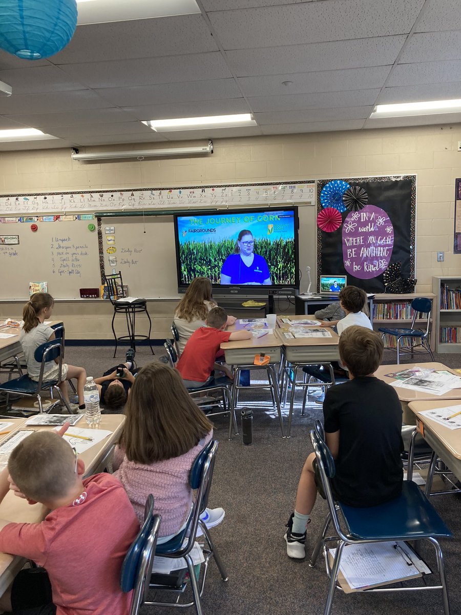 alripberger's tweet photo. Shout out to @IndyStateFair for hosting our classroom on a virtual field trip about the Journey of Corn! #thirdgrade @TiptonSchools  @TiptonElement @TiptonSuperin https://t.co/VSCM76RYkU