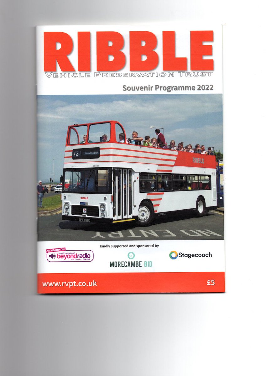 Sunday May 22 is getting close. Once again we will be holding our vintage bus running day and display based at the Mazuma Stadium, home of Morecambe F.C. Details are available on our website rvpt.co.uk/events
Join us at the seaside for a great day