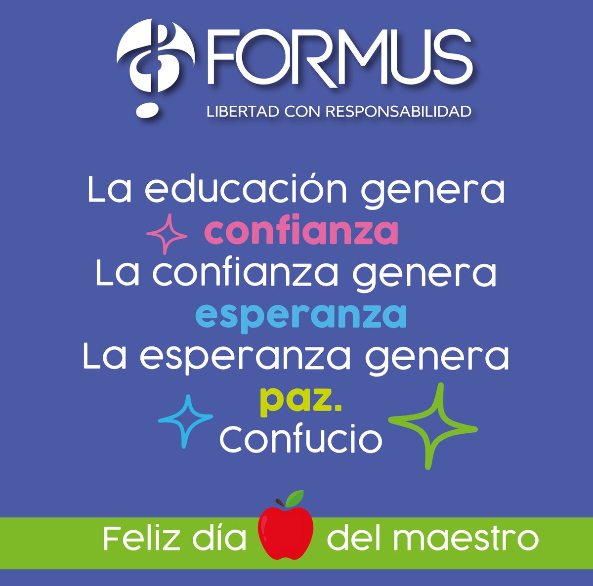 FormusEduMx's tweet photo. #FelízDíadelMaestro #Formus #InspiraConfíaEspera https://t.co/klNylz2Hao