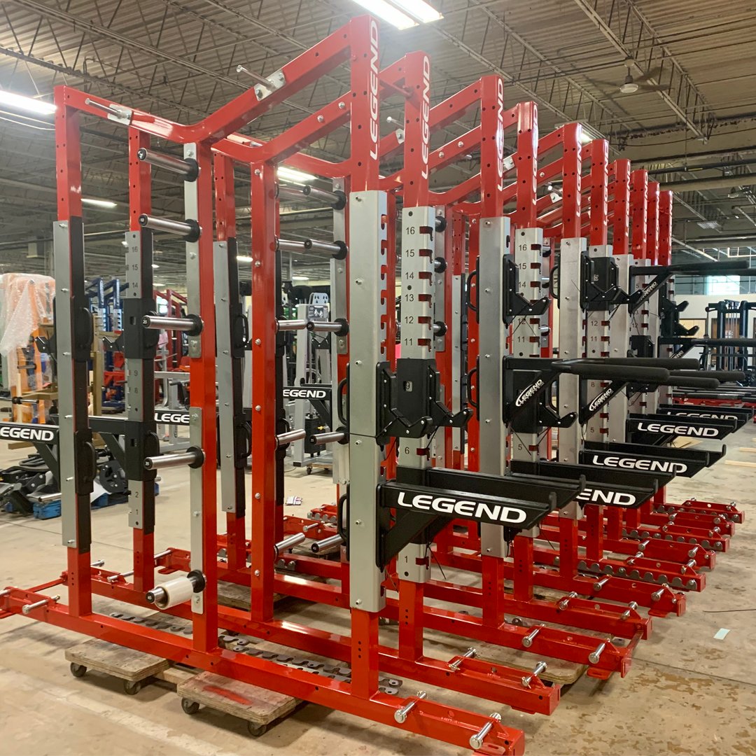 Legend_Fitness's tweet photo. Our Pro Series Double-Sided Half Cages set the standard for strength development while maximizing floor space. The design allows for more efficiency when training, even through the most demanding strength training regimens! 

🔗 https://t.co/AaXFZaPMfw

#BuiltByLegend 🇺🇸 https://t.co/Qfoiuebi4g