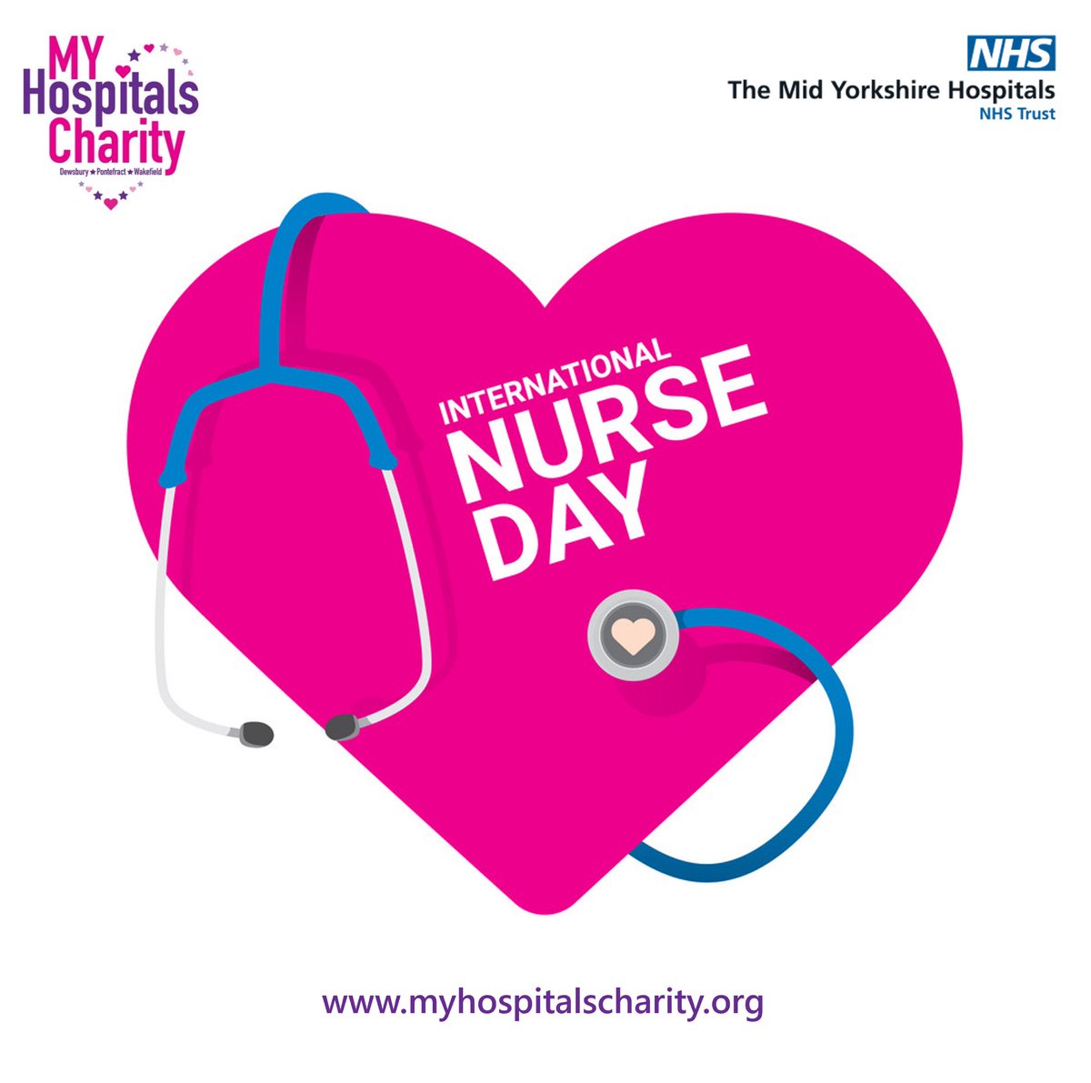 Happy #InternationalNursesDay 💙
 
Thank you so much to all of our nurses at <a href="/midyorkshirenhs/">Mid Yorkshire Teaching NHS Trust</a> for everything you do, we are so thankful for your kindness, care and compassion😊
 
#IND2022 #NHS #Wakefield #Dewsbury #Pontefract