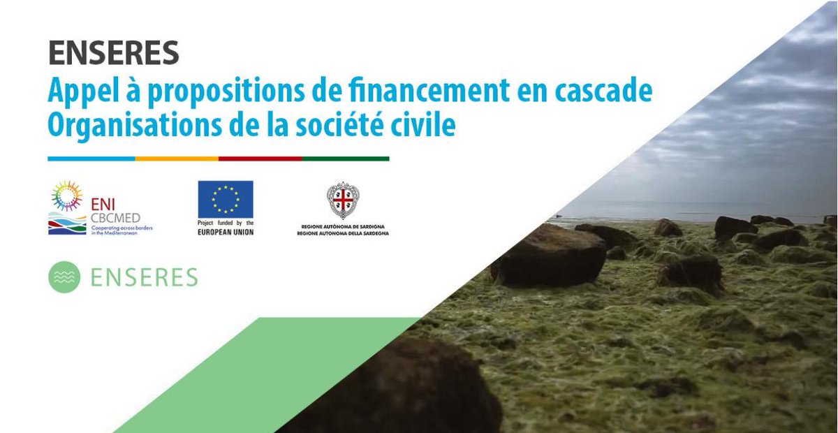 MedCities's tweet photo. 📢 L'@ENSERES_Med a ouvert un APPEL À SUBVENTIONS pour la société civile en #TUNISIE et au #LIBAN !
📋 Date limite 30 mai pour soutenir la gestion et le développement durable dans et autour des #ASPIM
➕ info pour les zones #Tyre & #Sfax
👉🏽 https://t.co/7l7QlbpIU8
#ONEMED #GOMED https://t.co/Uy9gLD7HEd