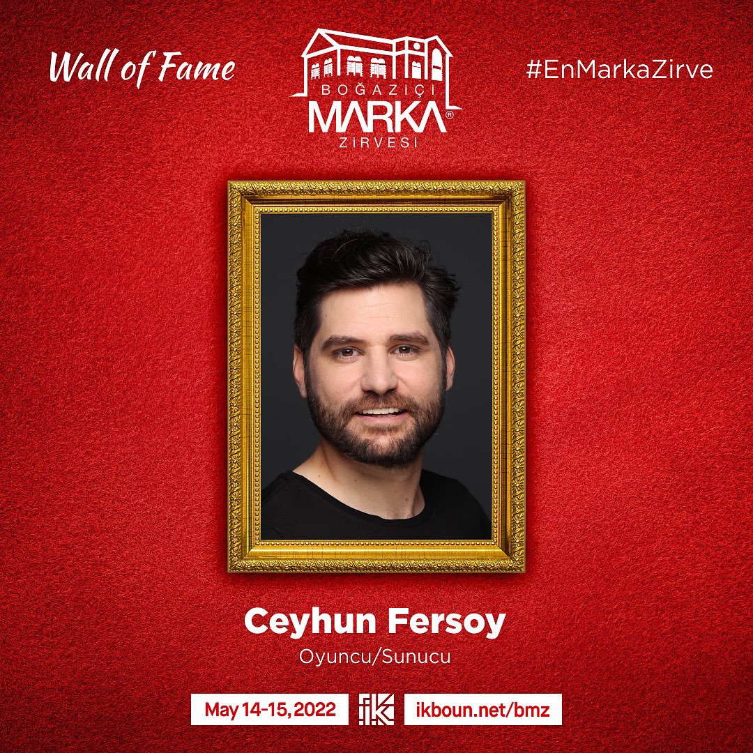 Oyuncu/Sunucu <a href="/ceyhunfersoy/">ceyhun fersoy</a> 14-15 Mayıs’ta Boğaziçi Marka Zirvesi’nde! 

SON 2 GÜN! Bilet linki: biletino.com/tr/e-foe/bogaz…

#boğaziçiüniversitesi #boğaziçi #bogaziciuniversity #branding #brand #marka #markapazarlama #boğaziçimarkazirvesi #ceyhunfersoy