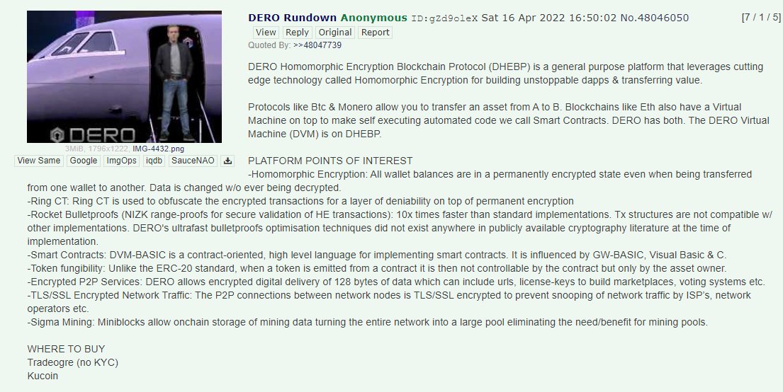CypherPunkus's tweet photo. $DERO Rundown for the uninitiated: https://t.co/XLNjkHcp3m