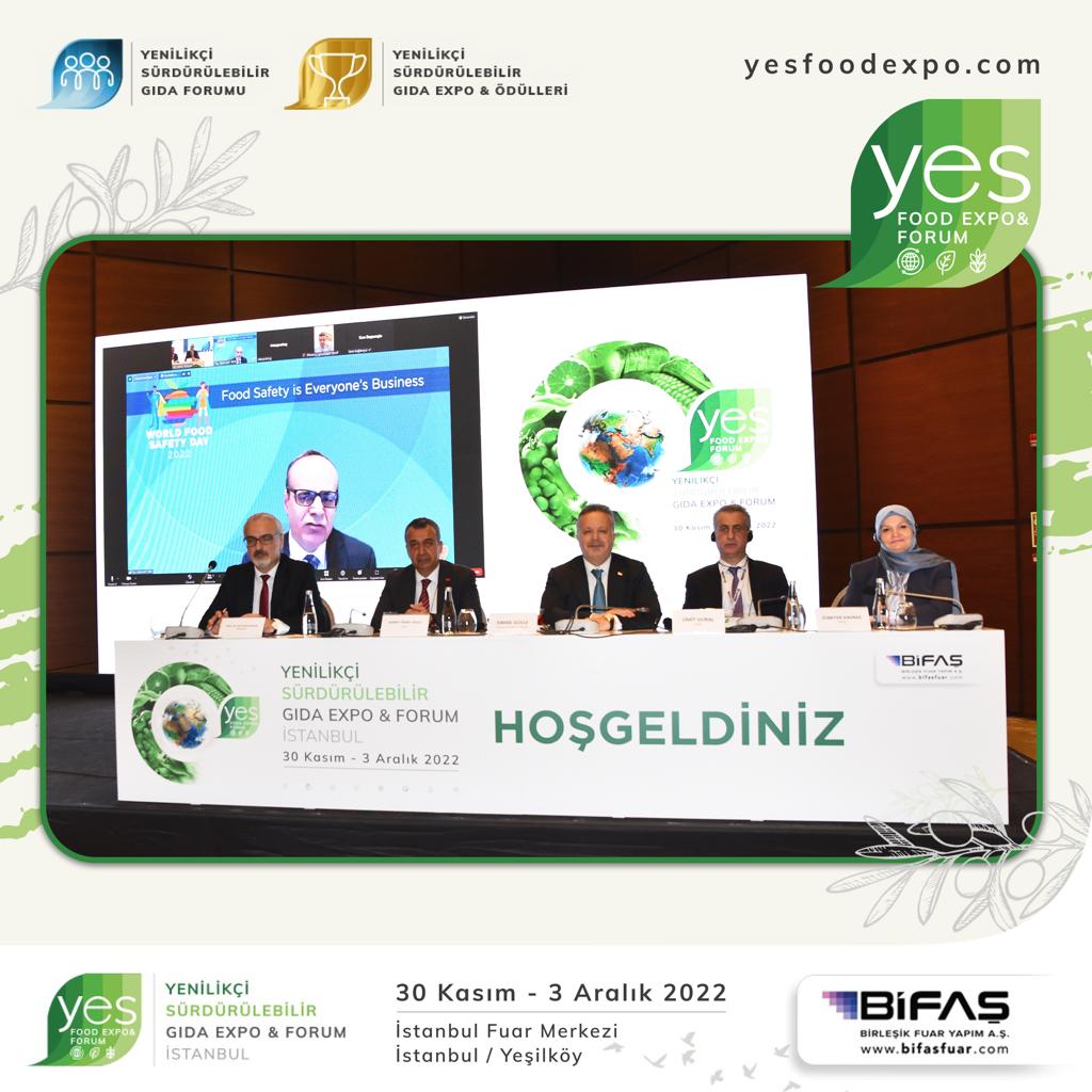 yesfood_expo's tweet photo. GIDA DÜNYANIN EN ÖNEMLİ GÜNDEMİ
GAİB Başkanı Ahmet Fikret Kileci de yaptığı konuşmada, tüm dünyada yaşanan gıda krizine vurgu yaparak, ‘Pandemi bize gösterdi ki gıda dünyanın en önemli gündemi Kaynaklarımızı doğru şekilde kullanmak ve hayata geçirmek zorundayız” dedi.

#yesfood https://t.co/Cibjof4Kdo
