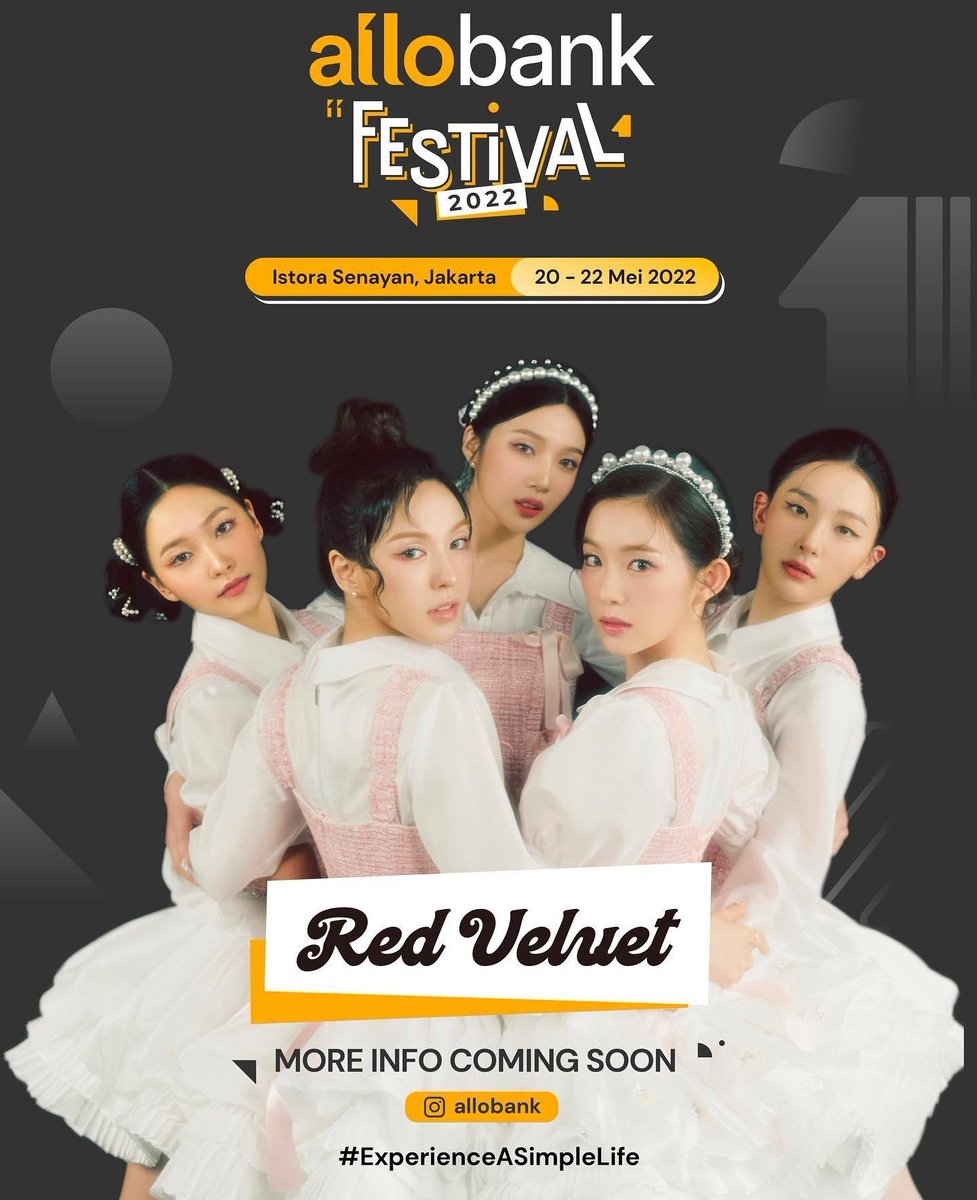 philconcerts's tweet photo. NCT DREAM and RED VELVET are set to headline ALLOBANK Festival on May 20 - 22 in Indonesia. Hoping that we are going to see them soon. https://t.co/nL5YFZmRb9