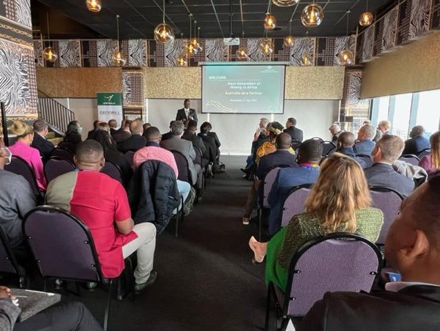 brendawabule's tweet image. Almost at the end of the Australian Mining in Africa program with some key VIPs in attendance including Ministers from Botswana and Ghana.Topics ranged from Africa’s green #hydrogen journey to new technologies shaping mining globally.#MiningInAfrica #AusMining #MiningIndaba #METS