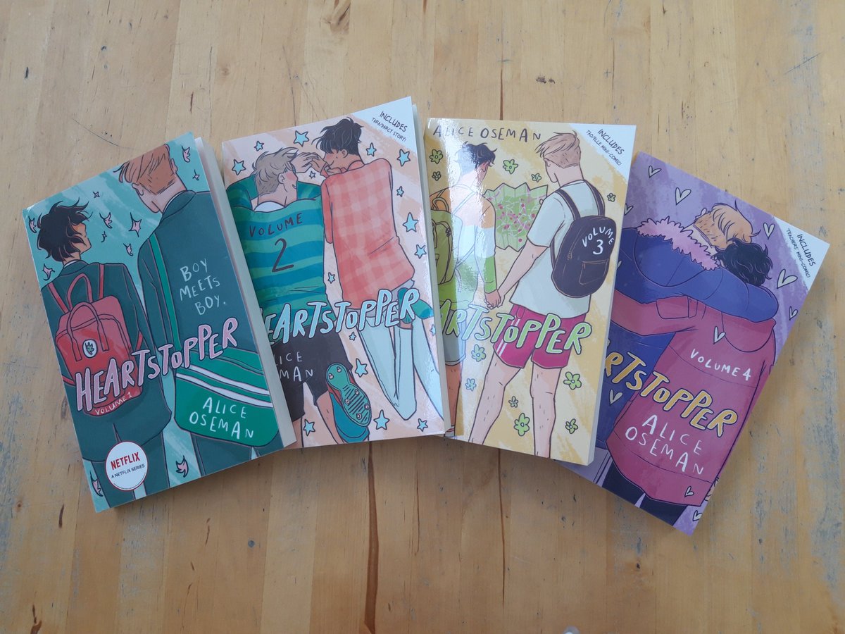 phgslibrary's tweet photo. Extra copies of the Heartstopper books have arrived, ready to go straight to the students who have been waiting patiently on the reservation list!

Don't miss out - reserve the first book in the series here: https://t.co/NrLgNeZgR2 https://t.co/Hk3KJnNisn
