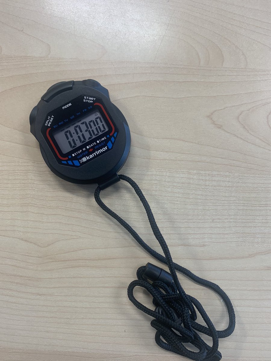 AtkoHistory's tweet photo. Todays Y8 challenge: can you stop the watch on exactly 3 seconds? Only one pupil managed itβ¦but 60 took part #recordnumbers https://t.co/tXd6OTshMW