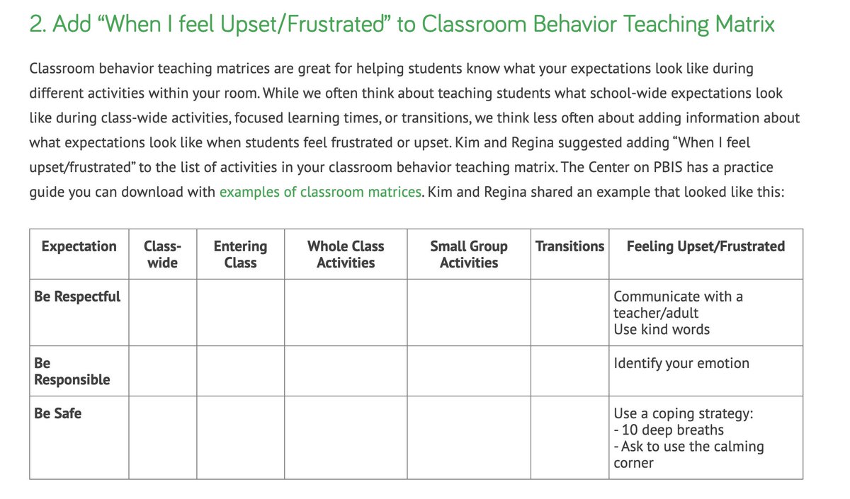 What an awesome idea from <a href="/PBISApps/">PBISApps</a>.

Adding SEL to the school/classroom matrix!

#scchat #makingmtsswork #socialemotionallearning