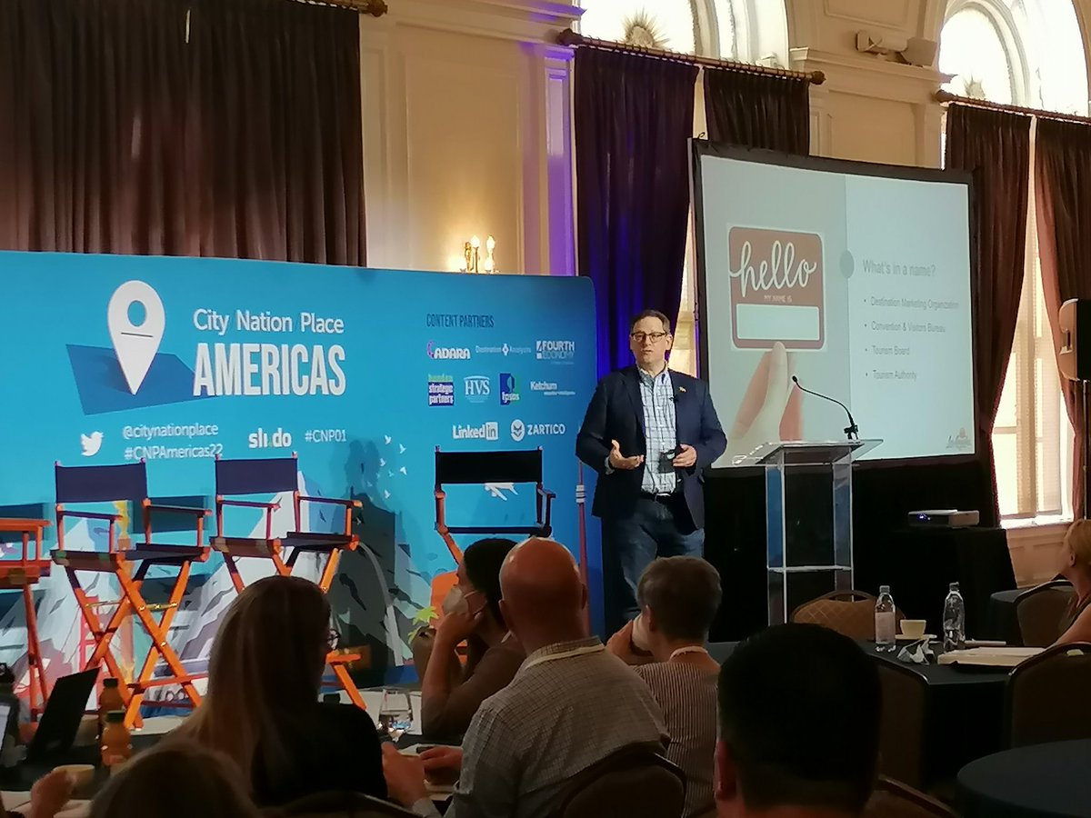 citynationplace's tweet photo. "We need to become resident-centric organisations - because what's good for residents is good for visitors, and the reverse isn't always true."

Great to have @discoverLA's Adam Burke to kick off day two at  #CNPAmericas22. https://t.co/xIhQWR66zb