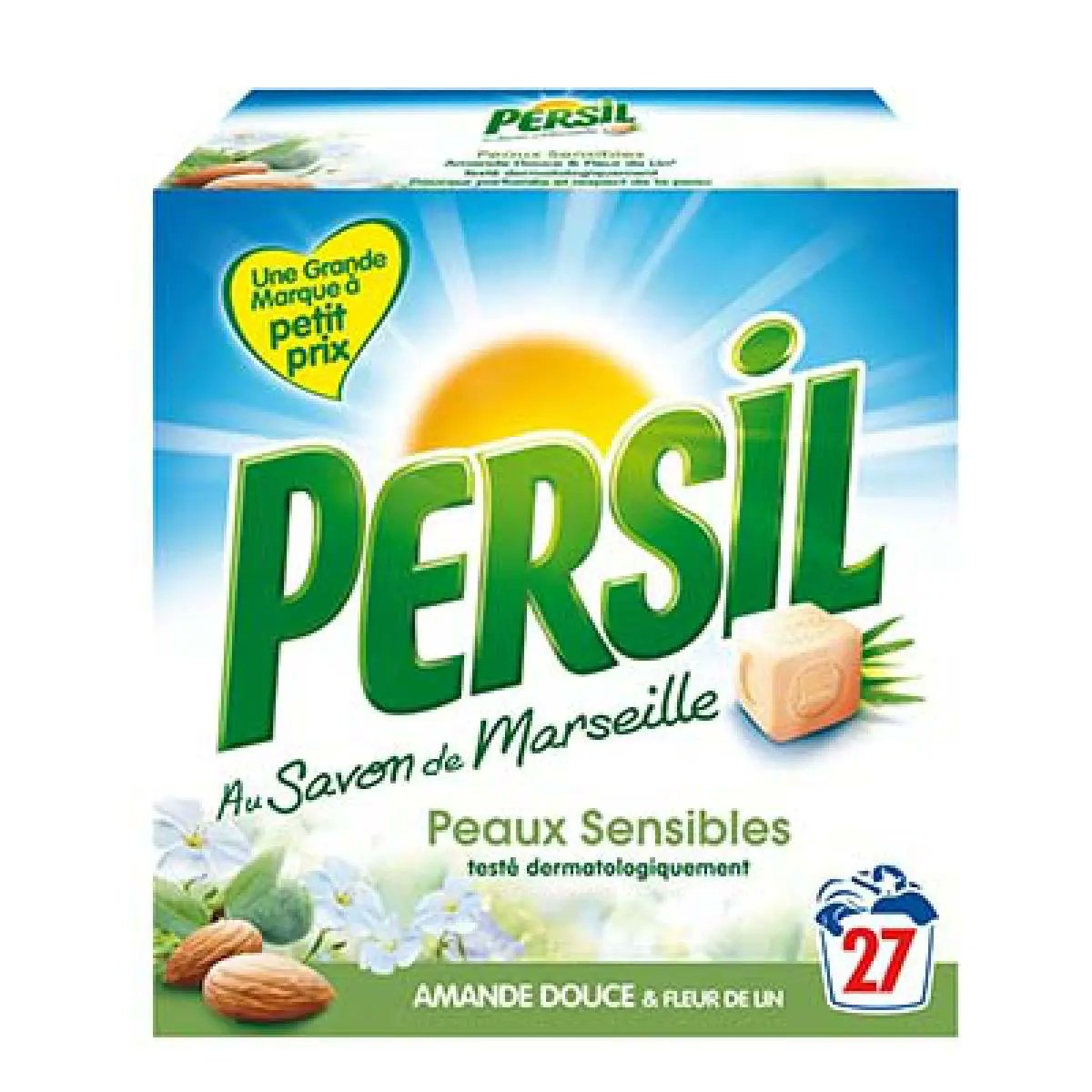 Persil Lessive en poudre au savon de Marseille Bouquet de provences 60  lavages