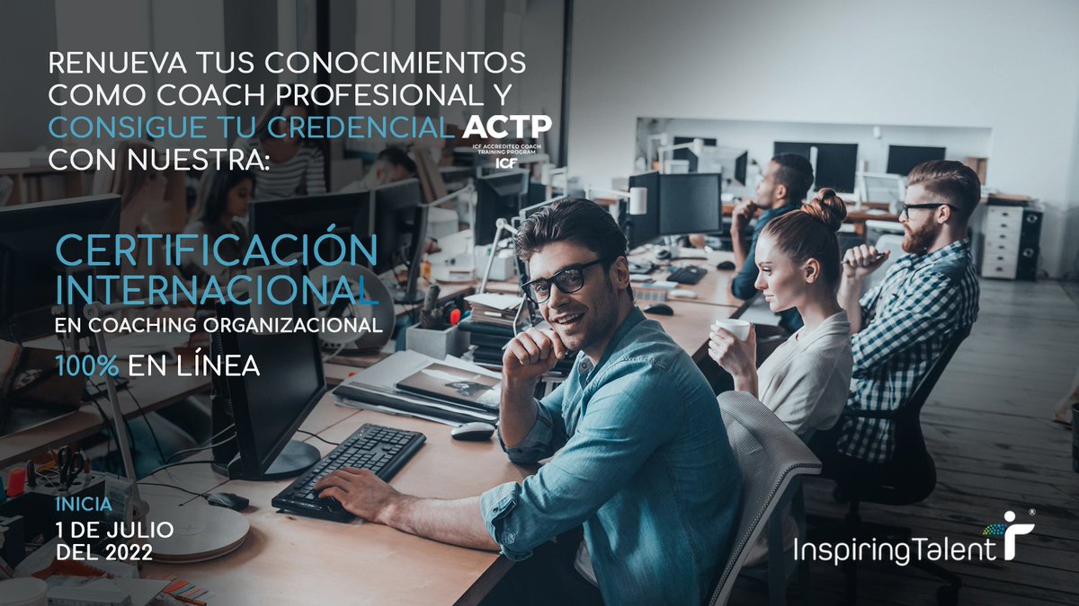 ICFMexico's tweet photo. **MENSAJE PATROCINADO**

¿Tienes formación como Coach y deseas actualizar tus conocimientos? Esta es nuestra certificación Internacional en Coaching Organizacional 👨🏻‍💻

Comienza el 1 de julio. 

Más información: https://t.co/qoOEVaP428
WhatsApp: https://t.co/480Hg2N4Vy https://t.co/XIjOTrHX3D