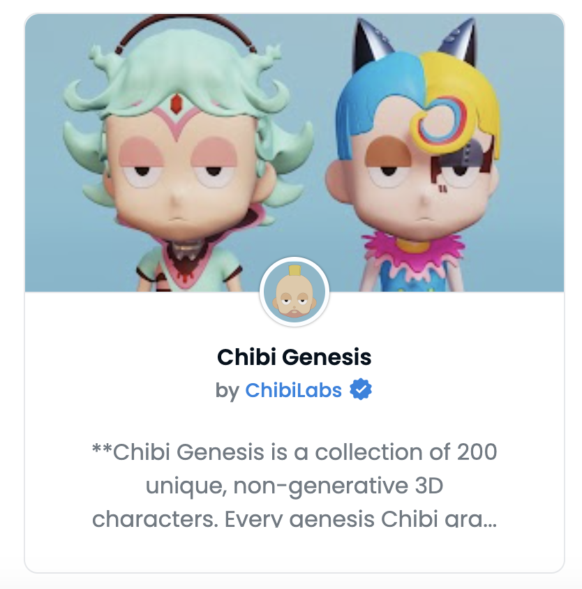 ChibiLabs's tweet photo. That morning feeling when you wake up and @opensea has finally verified all of your collections ☑️

👉 https://t.co/r6c0ddlqEe https://t.co/VFtIQsbzow