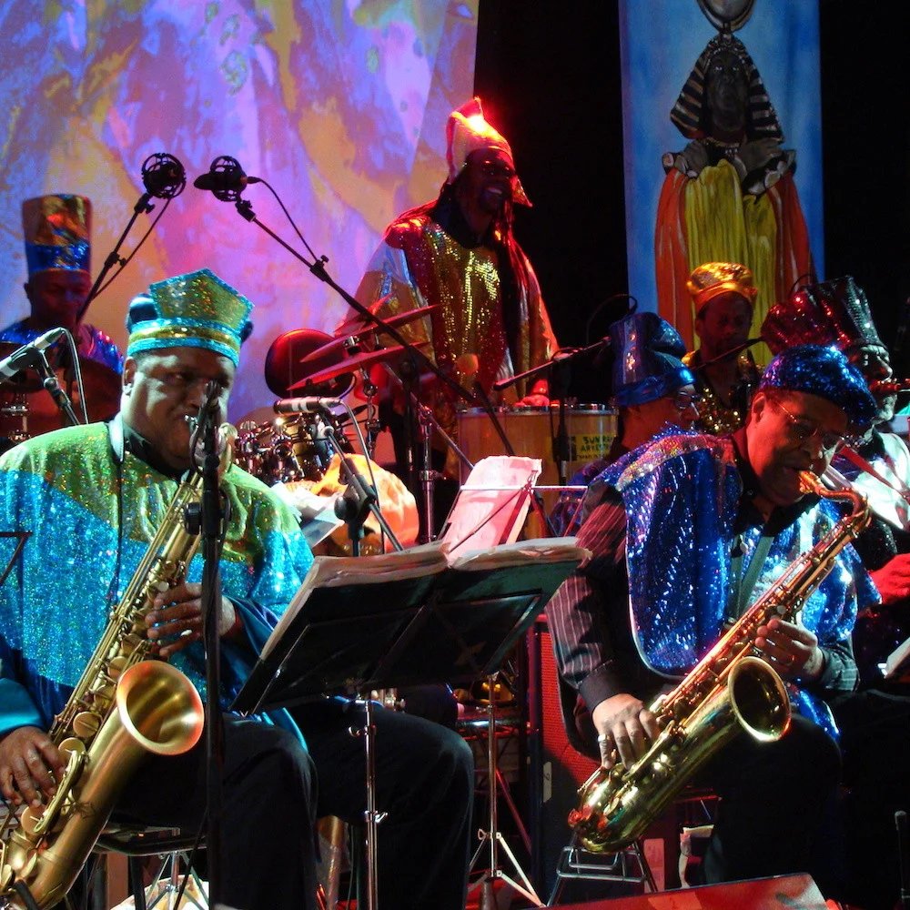Approx timings for tonight's Sun Ra Arkestra gig...

19:30 – Doors
19:45 – 20:15 – Other Lands
21:00 – 22:30 – <a href="/SunRaUniverse/">Sun Ra Arkestra</a>
23:00 – Curfew

Last remaining tickets 🎟️
summerhall.co.uk/sh-event/resch…
