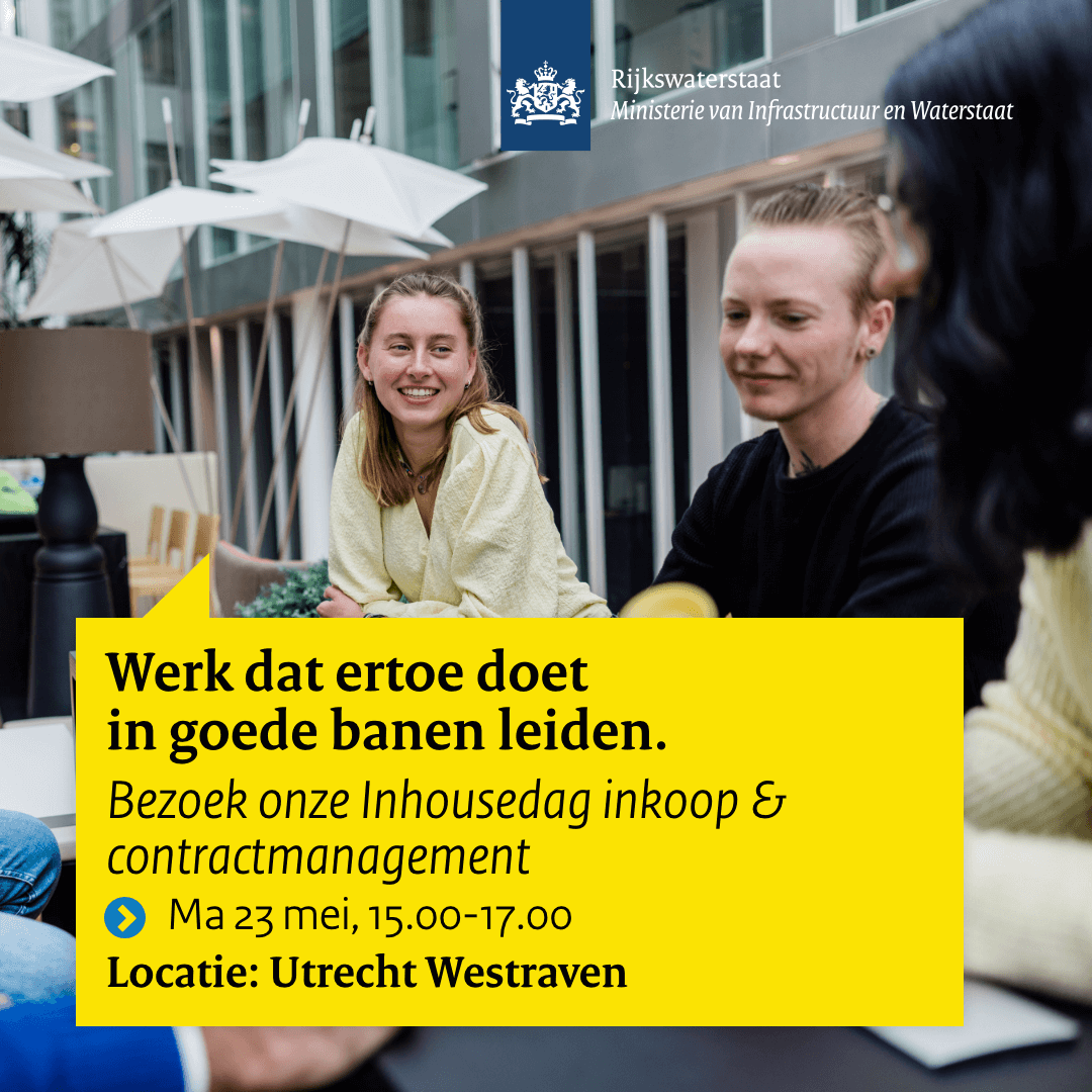 LCB_2023's tweet photo. Ben jij student of starter en heb je altijd al willen weten hoe het inkoop- en contractmanagementproces bij een grote Rijksorganisatie werkt? 

Op 23 mei vertellen we je graag meer over onze ICM-opleiding en leer je onze professionals kennen. We sluiten de dag af met een borrel! https://t.co/BhWmjFooOb