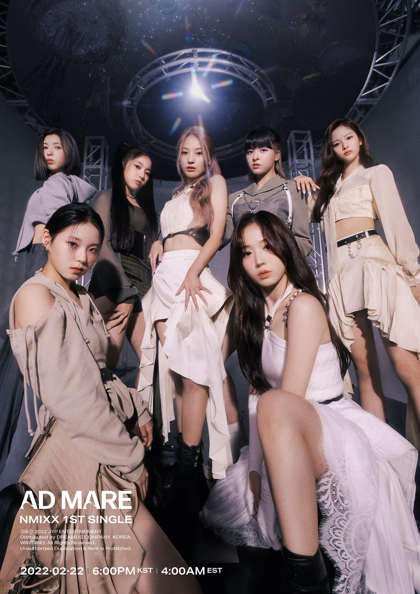 [🚨] EITA BEBÊS, AS MAIORES! O "AD MARE" do NMIXX, se tornou o álbum de debut mais bem vendido do Gaon em 2022 (476,772) e podem avisar!!

#NMIXX #엔믹스 <a href="/NMIXX_official/">NMIXX</a>