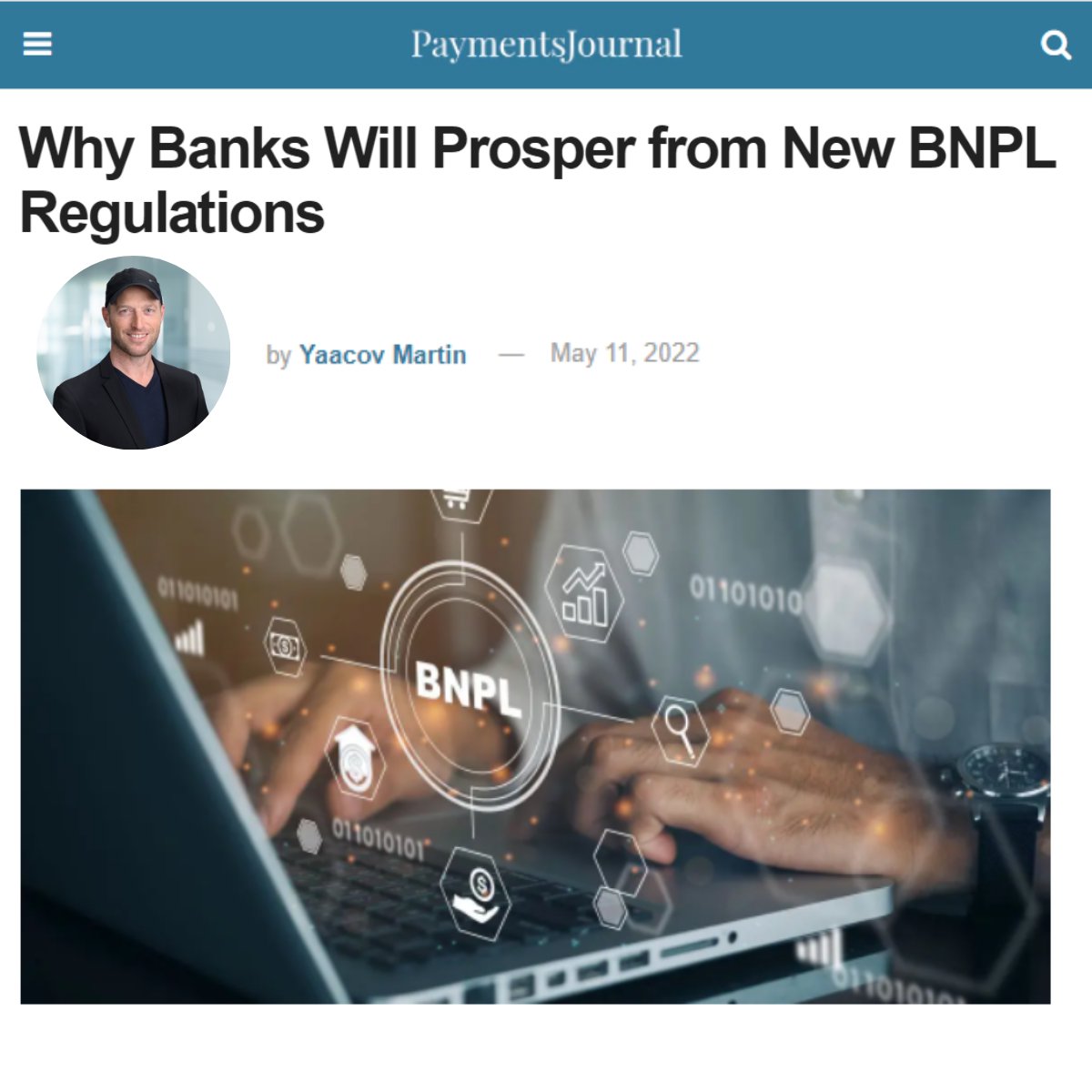 With #BNPL regulation coming, why do #banks have a point-blank advantage?
How does BNPL from banks benefit merchants and consumers?
Read the latest <a href="/paymentsjournal/">PaymentsJournal.com</a> article by <a href="/yaacovmartin/">Yaacov Martin</a> , CEO and Co-Founder of Jifiti, to find out paymentsjournal.com/why-banks-will…
#paymentsjournal