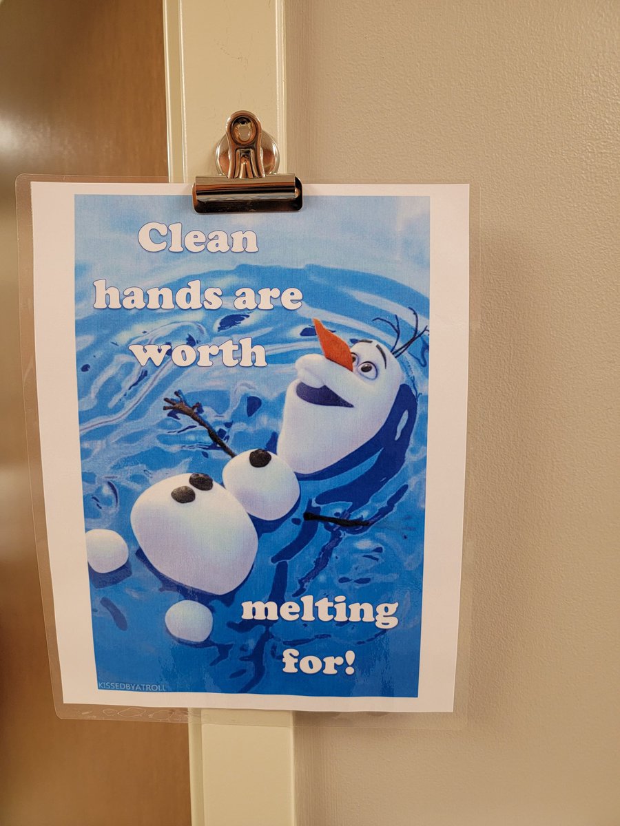 AhmadRehanKhan's tweet photo. One of the best messages I have ever seen on a hospital door.
@SanfordHealth 👌.

#olaf #olaffrozen #Hospitals #warmhugs #mentalhealth #COVID19 #pandemic #USA #Pakistan #HandHygiene #Match2022 #Match2023 #eras2023 #eras2022 #InsidetheMatch #imgs #MedTwitter #psychtwitter https://t.co/RoDbDxnSsE