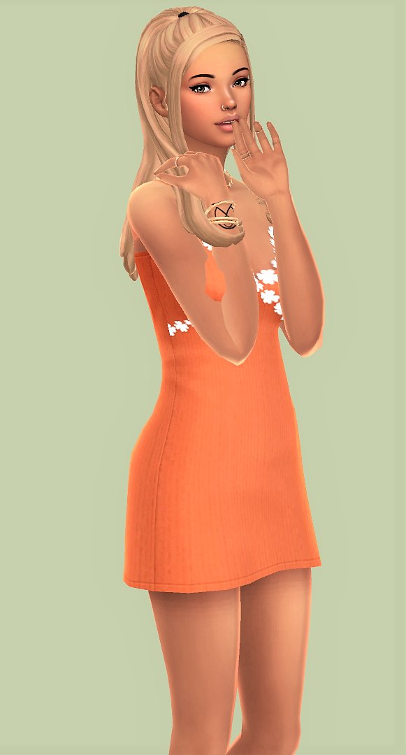 SimsByFairy's tweet photo. Yesterday I found a CC creator I didn't know about and I absolutely love her work. 😍Hair, outfits, and jewelry from @arethabeezus #thesims4 #ShowUsYourSims https://t.co/pKCwDyBZwH