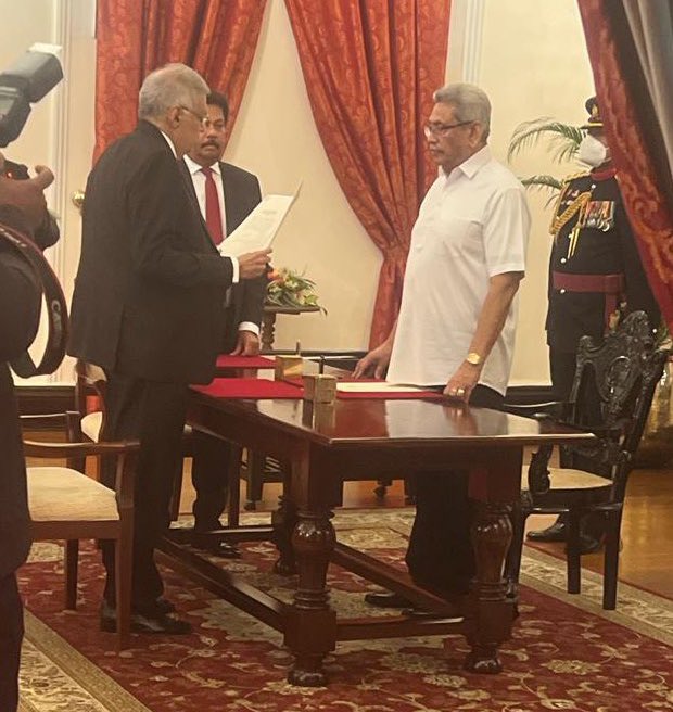 Ranil Wickremesinghe appointed as new Prime Minister in Sri Lanka