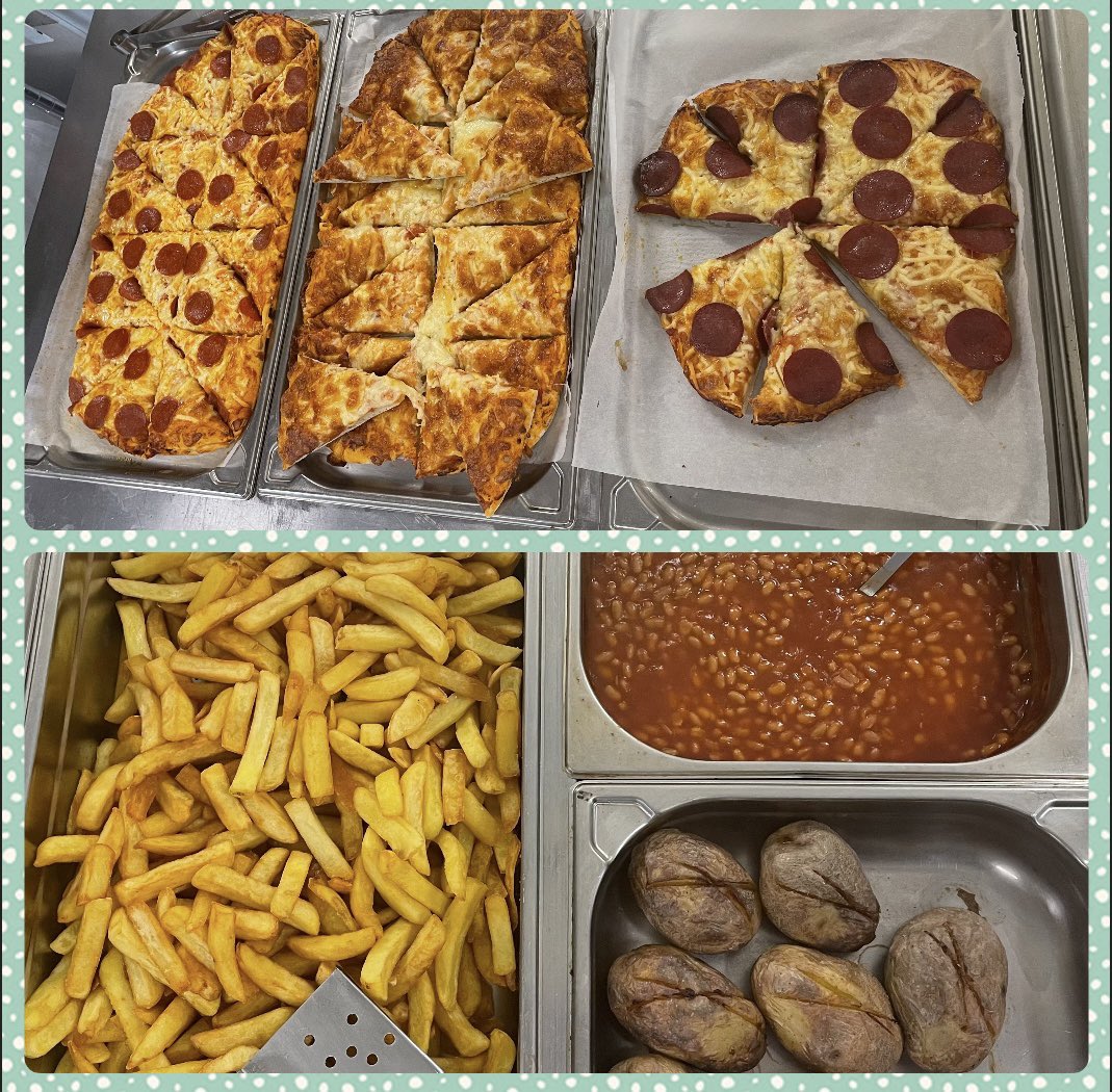 WycliffeKitchen's tweet photo. The best lunch day of the week and the busiest, PIZZA DAY🍕 All our pizzas are made fresh using our own pizza dough, the children love them @WycliffePrimary @mellorscatering https://t.co/HRcTVUIOBs