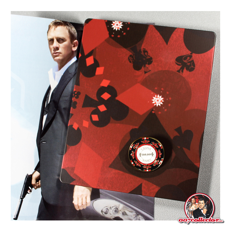 007collector's tweet photo. James Bond ‘Casino Royale’ 4K Ultra HD + Blu-Ray steelbook by Titans Of Cult England. German limited edition comes with poker chip pin &amp; poster 

Find out more https://t.co/e6UXIi6cBX

#jamesbond #danielcraig #jamesbondfilm #casinoroyale #titansofcult #4kultrahd #007collector https://t.co/BJLOOLOMIO