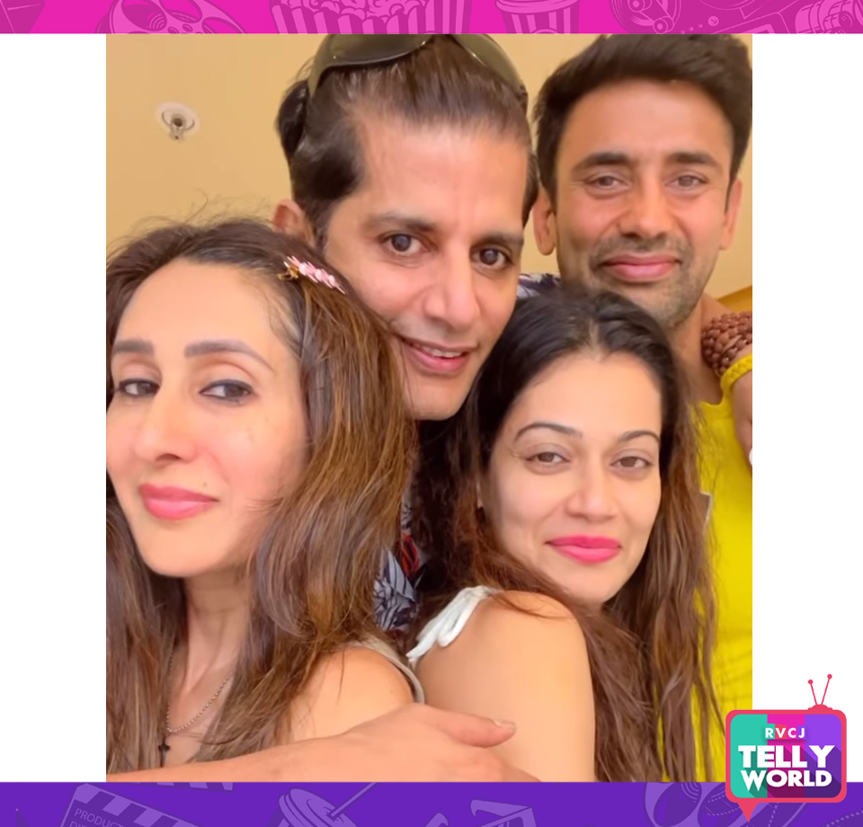 rvcjtellyworld's tweet photo. A perfect groupie #KaranvirBohra #PayalRohatgi #SangramSingh #TeejaySidhu https://t.co/CWoctRLNc2