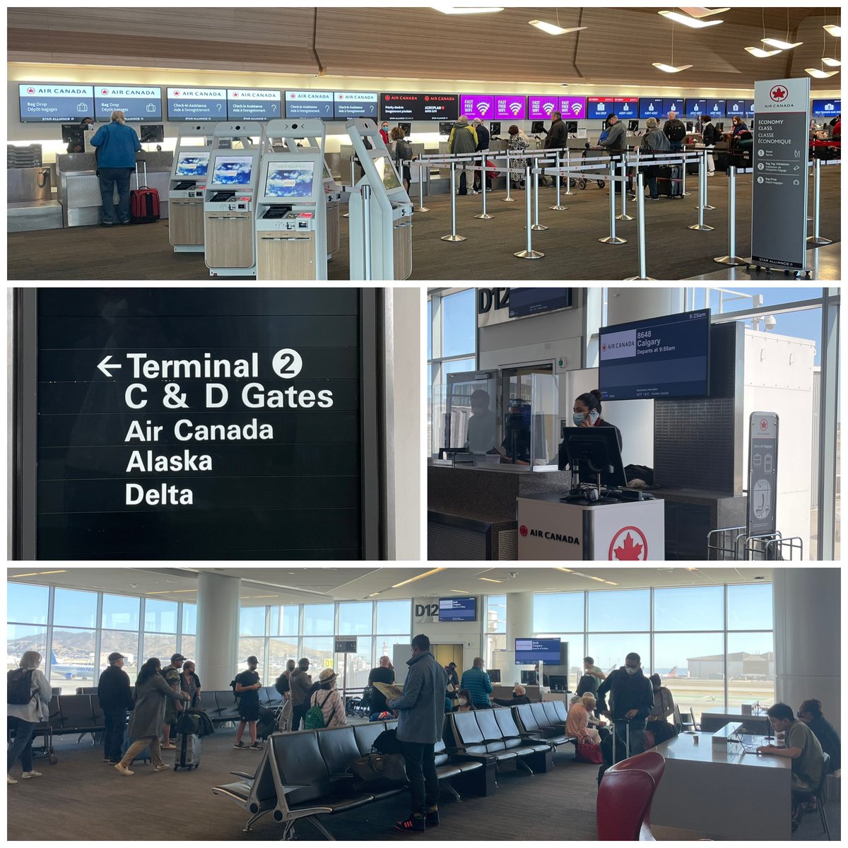 Lance_AC's tweet photo. Air Canada has moved from the International Terminal to Terminal 2 at San Francisco International Airport. Our gates are a quick walk from security and walkable from connecting flights in Terminal 3. 
#aircanada #flysfo https://t.co/RaCURW5Jao