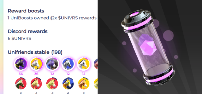 UnifriendsNFT's tweet photo. WEN BOOSTS? I think NOW...2x $UNIVRS 💸

Who is going to be the first to own UniBoost?

Giveaway time!

✅Like &amp; RT
✅Tag 2 friends
✅ Comment the item you want to see next in UniKart/Unifriends

#NFTGiveaways #NFTs #UtilityMaxis

⌛️24hr winner announced https://t.co/yjo17dLIRA