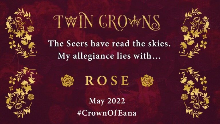 Look what I got today! Super excited to have the exclusive Waterstones Rose edition of #TwinCrowns. I love everything about it- the foiling, lettering, Wren & Rose, the spine and of course the sprayed edges!

#CrownOfEana 👑👑🌹🐦 @EMTeenFiction @doyle_cat @kwebberwrites