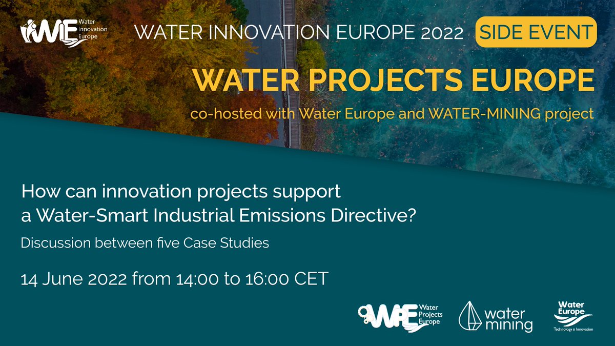 Dimitris Xevgenos (@xevgenos) on Twitter photo 🤔Interested in hearing more on how can innovation projects support a #WaterSmart Industrial Emissions Directive?
Then join the #PolicySession that we organise together with <a href="/H20EU/">Water Europe</a> on 1⃣4⃣ June!
➡️watereurope.eu/events/water-i…
<a href="/watermining/">WATER-MINING H2020</a> <a href="/zero_brine_/">ZERO BRINE</a> <a href="/E_Achilleos/">Evdokia Achilleos</a> <a href="/ASPIRE_P4Planet/">A.SPIRE</a> 🤔Interested in hearing more on how can innovation projects support a #WaterSmart Industrial Emissions Directive?
Then join the #PolicySession that we organise together with <a href="/H20EU/">Water Europe</a> on 1⃣4⃣ June!
➡️watereurope.eu/events/water-i…
<a href="/watermining/">WATER-MINING H2020</a> <a href="/zero_brine_/">ZERO BRINE</a> <a href="/E_Achilleos/">Evdokia Achilleos</a> <a href="/ASPIRE_P4Planet/">A.SPIRE</a>