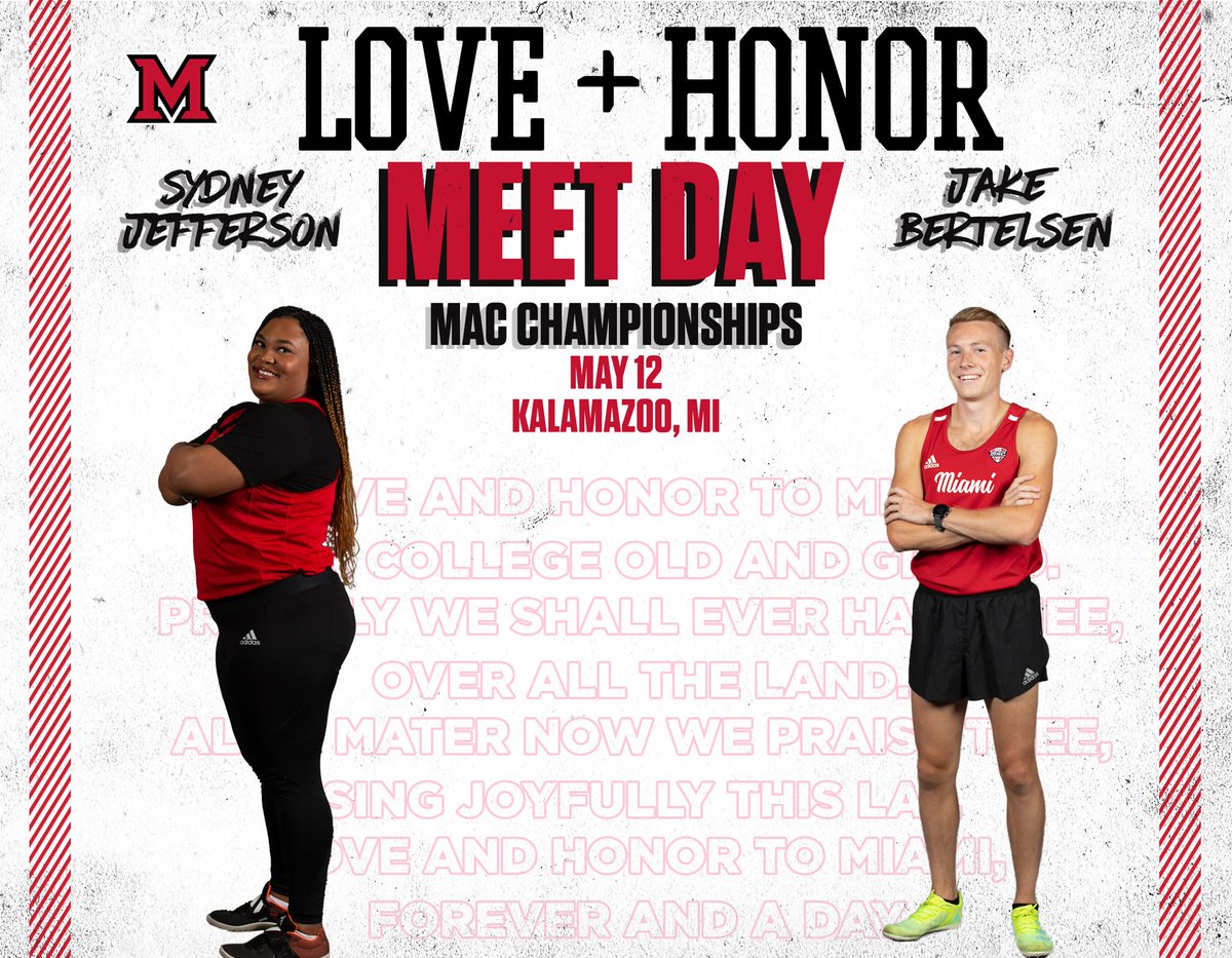 MiamiOH_XCTF's tweet photo. The MAC Championships are here! Day 1 gets started at 10am.

📊 https://t.co/vjWuDmMgxP

#RiseUpRedHawks https://t.co/1agr6ET4rq