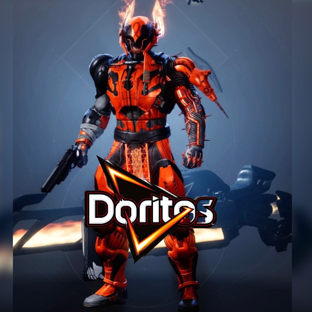 Jnnlst's tweet photo. Snack Fashion: P2 #Destiny2 #destinyfashion #destiny2fashion #destiny2titans #ThreadsOfLight #doritos
@DestinyGameUK @A_dmg04 https://t.co/ssEQB4UAoY