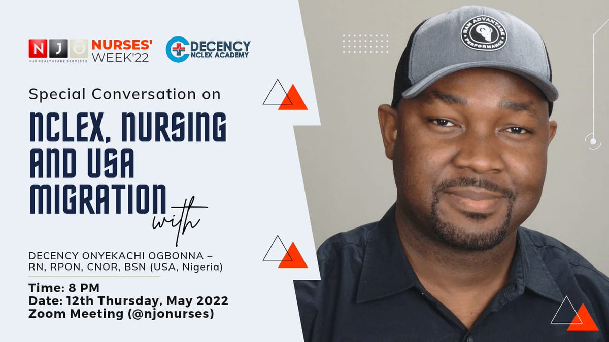 OmowumiFadairo's tweet photo. Your dream life is possible but only with the right information.
Come and learn from our US Immigration expert,
Decency Onyekachi today by 8 PM in Zoom.
Follow @njonurses for more details.
Happy Nurses' Day to you all.
#NJONurses
#Nurses
#Nursesweek2022
#USRN
#Nursing https://t.co/w1N17zmIqr